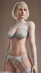 ashley graham from resident evil by lunex3d