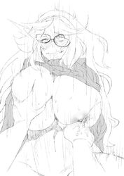 47k @_@ ahe_gao breast_grab breasts clenched_teeth clothes_lift deep_skin female female_orgasm fucked_silly glasses grabbing grin hairband hex_maniac highres huge_breasts implied_sex lactation long_hair messy_hair moaning naughty_face nintendo orgasm pokemon pokemon_xy pov ribbed_sweater rolling_eyes rough_sex saliva seductive seductive_smile sex smile sweater sweater_lift turtleneck unaligned_breasts