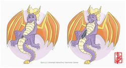 1boy aroused black_penis cum dragon erection fennec_(artist) game_(disambiguation) knot male male_only penis signature slit solo spyro spyro_the_dragon teenager video_games young