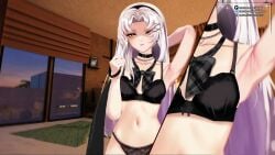 1girls animated armpits aroused aroused_face beauty_mark blush brat breasts bubblebebe cute cute_face eyebrows eyelashes female female_focus female_only hourglass_figure indie_virtual_youtuber lewdtuber medium_breasts naked naked_female panties pet_play petite petite_body petite_breasts petite_female pov sexy sexy_body sexy_female sexy_pose tagme thick_thighs thighs underwear video vtuber vtuberfanart white_hair yellow_eyes