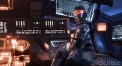 3d 3d_(artwork) 3diddlez edi female hairless_pussy mass_effect nipples pussy robot_girl robot_humanoid solo_female visor