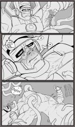 1boy 2026 ahh big_boobs big_nipples big_penis bigger_male black_and_white dialogue erection galactus giant giant_male giant_penis macro macro/micro macro_male macrophilia male_focus marvel marvel_comics muscles muscular muscular_male penis robot-seagull smaller_female supervillain sweat tagme tagme_(character) tentacle tentacle_penetration tentacle_sex tentacles text trapped villain