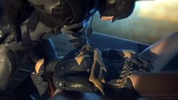 3d animated batgirl batgirl_(arkham_knight) batman batman:_arkham_knight batman_(series) bottomless clitoral_stimulation clothed_sex dc dc_comics domination duo fellatio female femsub good_girl irrumatio loop male maledom masturbation no_sound oral reddoe slave straight submissive submissive_female video