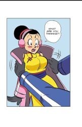 1boy 1girls chichi comic dragon_ball funsexydragonball goku tagme video
