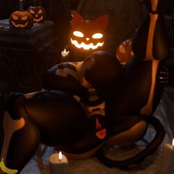 1furry 1girls 3d 3d_(artwork) anus areola areolae artist_logo artist_name big_breasts big_thighs blender bodypaint bodysuit candle candlelight candles cat_ears cat_girl cat_humanoid cat_tail catgirl dark darkness digital_art digital_media digital_media_(artwork) female female_focus female_only fortnite fortnite:_battle_royale furry furry_female furry_focus furry_only glowing_eyes glowing_head grass grave gravestone graveyard high_resolution highres holding holding_thigh inviting inviting_pose jack-o'-lantern large_breasts large_thighs laying_down laying_on_back leg_grab leg_up light moonlight muffintop20 multicolored_body naked naked_female night nipples pumpkin pumpkin_girl pumpkin_head pumpkins pussy skeleton_costume smile spice_(fortnite) spread_anus spread_ass spread_butt spread_pussy spreading_ass spreading_pussy tail tree trees
