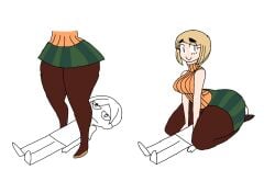 ashley_graham ass big_ass facesitting female resident_evil resident_evil_4 sitting_on_face sitting_on_person thighs