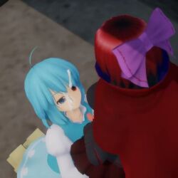 1futa 3d 3d_animation 3girls big_breasts bottomless breasts cape cloak clothed_sex clothes_lift cum cum_in_mouth cum_in_pussy cum_inside cum_on_face cum_on_hair cum_shot cumming deepthroat duo_focus facial fellatio fully_clothed futanari half-dressed half_naked half_nude holding holding_thigh kneeling kneeling_oral_position kogasa_tatara large_breasts lifted_by_self lifted_skirt lifting looking_at_another looking_at_partner looking_at_penis looking_down maloxx masturbation miniskirt mmd multiple_girls no_panties oral oral_masturbation oral_penetration oral_sex orgasm orgasm_face outdoor_sex outdoors penis pleasure_face reimu_hakurei sekibanki shirt skirt small_breasts small_penis sound sound_effects standing stealth_sex swallowing swallowing_cum swallowing_penis_while_deepthroat tagme touhou vest video