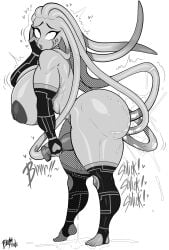 aquatic blackarabi cephalopod coleoid fan_character female hi_res masturbating_while_penetrated masturbation mollusk monochrome octopodiform octopus penetration pseudo_hair sex sex_toy sex_toy_in_vagina sex_toy_insertion solo squirt_(sound_effect) tentacle_hair tentacle_penetration tentacle_sex tentacles vaginal vaginal_penetration vibrator vibrator_in_vagina