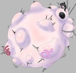 chaos_(warhammer) hyper_breasts original_character smuggerssmuggs vore warhammer_40k