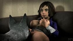 3d animated azubinode bioshock bioshock_infinite canine elizabeth_comstock no_sound video zoophilia