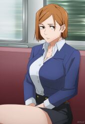 1girl 1girls ai_generated anime breasts curvy curvy_female curvy_figure eyes female fit hair jujutsu_kaisen kugisaki_nobara nsfw stickyai tits voluptuous