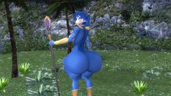 ass_cheeks big_ass big_booty big_butt booty_cheeks bubble_ass bubble_booty bubble_butt butt_cheeks kaibernation krystal_(star_fox) star_fox