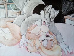 absurd_res ambiguous_penetration amy_squirrel amy_the_squirrel anthro areola bed bedroom breast_grab breast_lick breasts brown_body brown_fur canid canine canis closed_eyes duo erect_nipples female female_penetrated fluffy fluffy_tail fur fureverick fureverick_(artist) furniture grey_body grey_fur grey_hair grope hair half-closed_eyes hand_on_breast hi_res holding_breast inside interspecies licking licking_another licking_partner looking_pleasured lying lying_on_bed male male_penetrating male_penetrating_female mammal mature_female missionary missionary_position moan narrowed_eyes nipples nude on_back on_bed on_furniture open_mouth penetration platform_missionary platform_missionary_position platform_sex predator/prey rodent sabrina_online sciurid sex spread_legs spreading straight table_lotus table_lotus_position teeth thomas_woolfe tongue tongue_out tree_squirrel vaginal vaginal_penetration webcomic window wolf