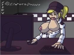 2d 2d_animation animated animation big_breasts elwerodraws five_nights_at_freddy's five_nights_at_freddy's:_security_breach five_nights_at_freddy's:_sister_location five_nights_at_freddy's_2 loop looping_animation office security_breach security_guard showing_boobs showing_breasts showing_off solo sound sucking sucking_breasts sucking_nipples tagme vanessa_(fnaf) video