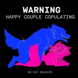 1:1 absurd_res canid canine canine_on_human canis doggy_style duo english_text evilpala female female_on_feral female_penetrated feral feral_on_female feral_on_human feral_penetrating feral_penetrating_human from_behind_position hi_res human human_female human_on_feral interspecies male male/female mammal mating on_ground penetration sex text thick_ass warning_sign warning_sign_person wolf zoophilia