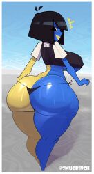 1girls 2026 2d ass_bigger_than_head ass_focus background bangs barely_clothed big_ass big_breasts black_hair detailed_background ena ena_(orginal) ena_(series) fat_ass female huge_ass jpg large_breasts large_tits looking_at_viewer looking_back massive_ass multicolored_body multicolored_skin oiled oiled_body oily panties partially_exposed_breasts shiny shiny_butt shiny_skin shirt smugbinch solo solo_female solo_focus thick_ass thick_thighs thighs