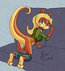 1girls after_sex anus blue_eyes butt cum cum_in_pussy cum_inside female furry heart jak_and_daxter mammal mustelid ottsel presenting pussy raised_tail solo soulcentinel tess_(jak_and_daxter) tess_(ottsel;_jak_and_daxter)