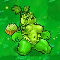 1girls 2d 2d_animation accurate_art_style animated big_breasts cabbage-pult_(pvz) curvy_body curvy_female curvy_figure female_focus female_only flora_fauna huge_breasts large_breasts long_eyelashes loop looping_animation massive_breasts mob_face plant_girl plant_humanoid plantie plants_vs_zombies presenting_breasts puffy_nipples shaking_breasts sitting_on_grass solo solo_female thick_thighs unzipped_bodysuit waneczka228 wide_hips