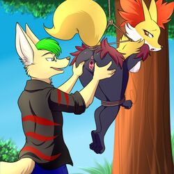 delphox from nintendo by lonbluewolf