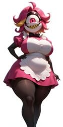 1_eye 1female 1girls ai_generated ass big_ass big_breasts big_butt brasil_louco breasts bubble_ass bubble_butt clothed clothed_female curvaceous curvy curvy_body curvy_figure cute cyclops cyclops_girl demon demon_girl dominant dominant_female fat_ass fat_butt female_only front_view hazbin_hotel large_ass large_breasts looking_at_viewer mature mature_female mature_woman milf milf_body niffty_(hazbin_hotel) seducing seducing_viewer seductive seductive_look seductive_smile sexy sexy_body sexy_pose shortstack simple_background solo solo_female solo_focus tagme teen teen_girl teenage_girl teenager thick_ass thick_body thick_butt thick_thighs voluptuous voluptuous_body voluptuous_female white_background