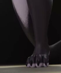 animated anthro back_view breasts breasts_grab breasts_squeezed_together connivingrat female female_only furry huge_ass large_ass large_breasts nipples no_sound nude nude_female red_hair shark shark_girl shark_tail tagme tail tattoo video