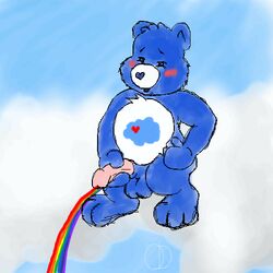 anthro care_bear furry grumpy_bear male_only tagme what