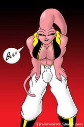 1girls 2003 breasts dragon_ball dragon_ball_z dreamweaver dws female female_majin_buu futanari genderswap humanoid intersex majin majin_buu pink_skin rule_63 smooth_skin tagme