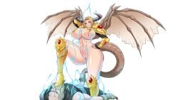 1male artificial_vagina black_sclera blonde_hair bubble_ass bubble_butt curvy curvy_body curvy_figure demon demon_girl demon_horns demon_tail desdemona_(succubus_covenant) devil-v dominant_female energy_drain exposed_pussy female_on_top game_cg golden_armor golden_boots naked nude penis_in_tail prey pubic_tattoo red_eyes short_hair smiling_at_another spread_legs stepping_on_head succubus succubus_covenant succubus_horns succubus_tail succubus_wings tail_sex tailjob thick_tail voluptuous voluptuous_female