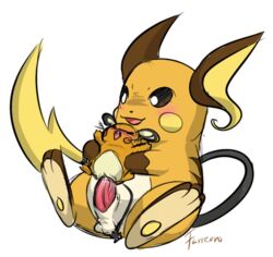 dedenne female furreon male nintendo penetration penis pokemon pokemon_(species) pussy raichu size_difference straight vaginal_penetration video_games