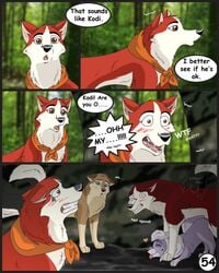 aleu balto_(film) comic dixie_(balto) feral feral_on_feral jenna kodi lonewolf tagme