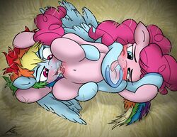 2016 69_position anatomically_correct anatomically_correct_pussy animal_genitalia animal_pussy clitoris earth_pony equine equine_pussy female foot_focus friendship_is_magic fur hair hay hi_res hindhoof hoof_fetish hoof_focus hooves horse korafuro licking lying mammal my_little_pony oral pegasus pinkie_pie_(mlp) pony pussy rainbow_dash_(mlp) sex straight_hair tongue tongue_out wet wings yuri