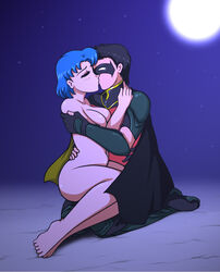 ami_mizuno batman_(series) bishoujo_senshi_sailor_moon clothing crossover dc dc_comics eastern_and_western_character female human kissing large_breasts male robin_(dc) robin_(tim_drake) s2x straight tim_drake