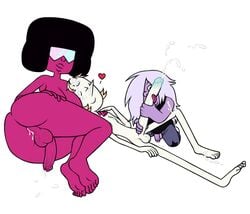 3futas amethyst_(steven_universe) balls cock-tail cum cum_inside cum_on_face cum_on_feet cum_on_gem cumshot dickgirl ejaculation fellatio foreskin full-package_futanari full_circle futanari garnet_(steven_universe) gem_(species) gem_fusion glans intersex long_penis nude oral partially_retracted_foreskin pearl_(steven_universe) penis penis_lick retracted_foreskin small_penis smooth_skin steven_universe uncut