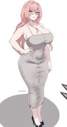 tsukishiro yanagi from zenless zone zero by artzyzen