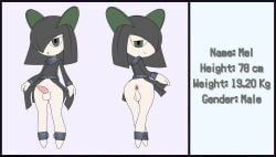 anus butt cuffs femboy femenine femenine_male kirlia male_kirlia penis pitahaya pokemon pokemon_(species) reference_sheet slave testicles