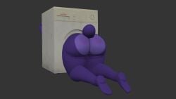 3d ass ass_focus ass_grab ass_up big_ass big_breasts bonfie bonfie_(cryptia) bonfie_(cryptiacurves) butt_focus butt_grab cally3d cryptiacurves five_nights_at_freddy's fnaf fredina's_nightclub looking_at_viewer looking_back solo stuck stuck_in_object washing_machine what_are_you_doing,_step_bro?