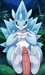ai_generated alolan_form alolan_sandslash claws feet foot_fetish foot_play footjob game_freak happy nails nintendo pawjob paws paws_on_penis penis pokemon pokemon_(species) pokemon_sm pov toes trainer uncensored