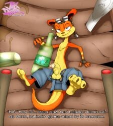 1boy 2022 arty_the_frog balls daxter gay jak_and_daxter male male_only penis solo video_games yaoi