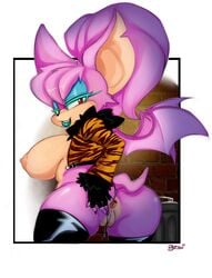 2016 angelbreed anthro anus areola ass bat bessi_the_bat big_breasts big_butt breasts duo erect_nipples fan_character female fur furry furry_only huge_breasts inviting large_breasts looking_back mammal mobian_(species) nipples pussy smile sonic_(series) tail thick_thighs wide_hips