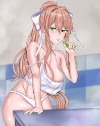 Monika (Doki Doki Literature Club) Rule 34 Image