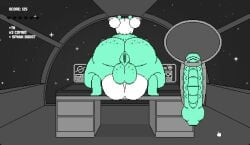alien alien_girl alien_penis animated antennae aplovestudio cum cum_in_uterus cum_inside excessive_cum fertilization freckles futanari gameplay huge_balls huge_breasts huge_cock impregnation inflation mating_press moaning multi_breast pixel_art sex sound_effects spaceship tagme teal_skin video wife's_bedroom x-ray