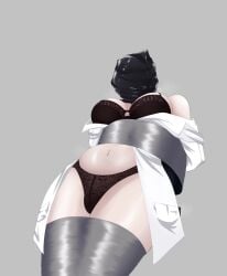 2girls asphyxiation bagged bagging big_breasts black_ops_(half-life) black_ops_assassin bondage bra breathplay enumapneumansfw gloved_handgag gloves kidnapped labcoat latex latex_gloves latex_suit night_vision_goggles panties scientist suffocation tape_gag