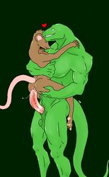 abs anthro balls biceps big_penis cum cuntboy eatmybuns furry furry_only green_skin grope heart intersex lizard mammal muscular nipples no_humans nude orgasm penis pussy rat reptile rodent scalie vein