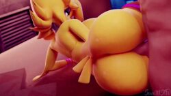 animated ass big_ass big_breasts chiku cum cum_in_pussy no_sound penetration sex sonatnsfw tagme video yellow_body
