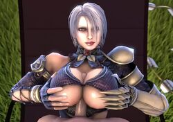 3d animated batesz big_breasts breasts erection female isabella_valentine large_breasts male no_sound paizuri pale-skinned_female pale-skinned_male pale_skin penis pov smerk soul_calibur source_filmmaker video