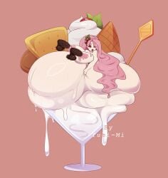 big_ass big_belly breast_penetration chubby chubby_female cookie fat fat_girl female food food_tf food_transformation green_eyes hair hyper hyper_belly ice ice_cream ice_cream_tf lips liquefaction long makeup melting nipple_insertion nipple_penetration nipples original original_character pink_hair solo tit_penetration transformation white_body yumi_mi