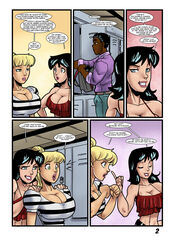 2girls archie_comics betty_and_veronica betty_and_veronica_in_:_once_you_go_black betty_cooper big_breasts blonde_hair breasts busty chuck_clayton cleavage comic dark-skinned_male dark_skin english_text hair interracial kennycomix kennycomix's_riverdale_stories page_2 rabies-t-lagomorph text veronica_lodge voluptuous