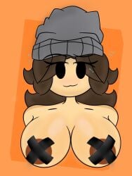 1girls 2d 2d_(artwork) 2d_artwork arms_behind_back beanie beanie_hat big_breasts black_eyes black_hair breasts breasts_bigger_than_head breasts_out completely_naked completely_naked_female completely_nude completely_nude_female dead_ahead digital_art digital_drawing digital_drawing_(artwork) digital_media digital_media_(artwork) female female_focus female_only hair hanbruer long_hair looking_at_viewer maria_(dead_ahead) massive_boobs massive_breasts massive_tits naked naked_female nipples nude nude_female prisioner seductive seductive_body seductive_look seductive_smile shy smile smile_at_viewer smiley_face smiling solo solo_female solo_focus tits_bigger_than_head tits_out white_skinned_female young young_female younger_female