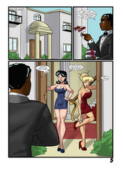 2girls archie_comics athletic_female athletic_male betty_and_veronica betty_and_veronica_in_:_once_you_go_black betty_cooper big_breasts blonde_hair breasts busty chuck_clayton classy classy_female cleavage comic dark-skinned_male dark_skin elegant_dress english_text fit_female formal_clothes hair high_heels homecoming hourglass_figure interracial kennycomix kennycomix's_riverdale_stories manor mansion page_5 prom_dress rabies-t-lagomorph rich rich_girl straight teenager teenagers text tuxedo veronica_lodge voluptuous