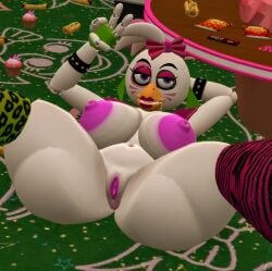 1girls 2025 3d 3d_(artwork) animatronic anus ass big_ass big_breasts bird breasts digital_media_(artwork) female five_nights_at_freddy's five_nights_at_freddy's:_security_breach furry furry_female glamrock_chica_(fnaf) horn nude nude_female pussy robot robot_girl seductive seductive_eyes seductive_look solo steel_wool_studios vagina video_games voluptuous